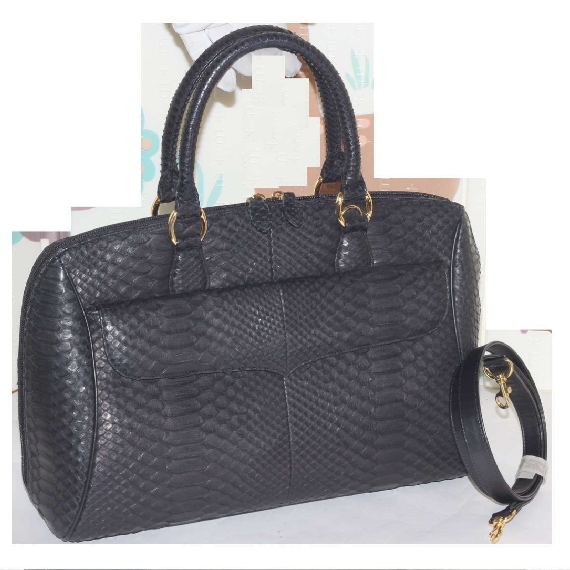 楽天市場】【ダイヤモンドパイソン メディスンバッグ】 蛇革 バック