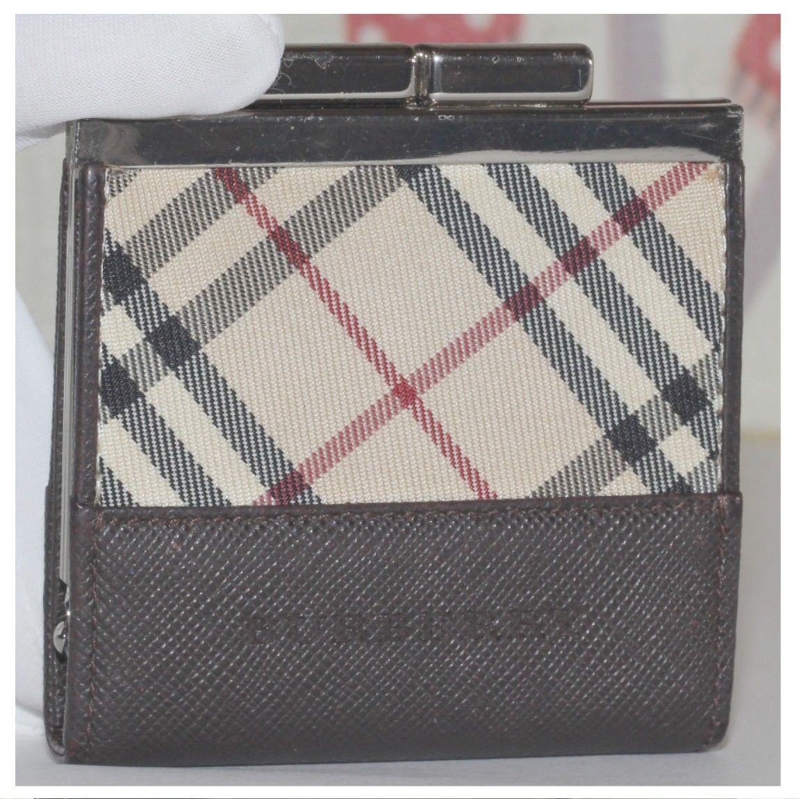 楽天市場】【未使用品】【財布】BURBERRY バーバリー がま口 コイン