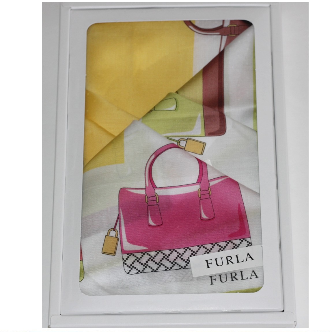 楽天市場】フルラ スカーフ FURLA tacotc44p5300 ze76 ブラックマルチ