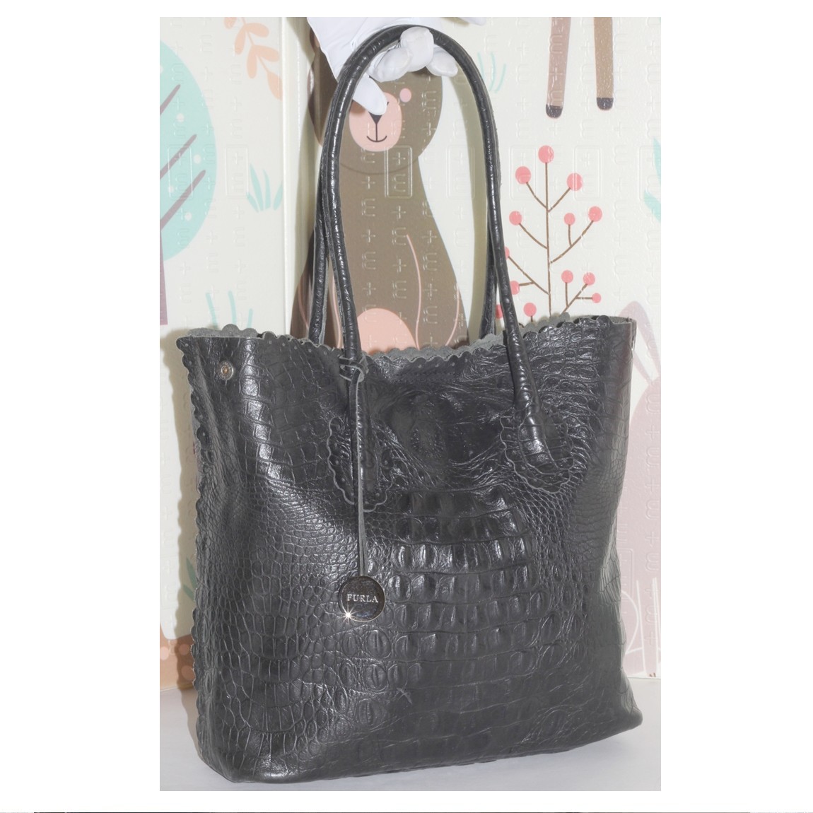 楽天市場】【バッグ】FURLA フルラ 型押しクロコダイル クロコ調 型