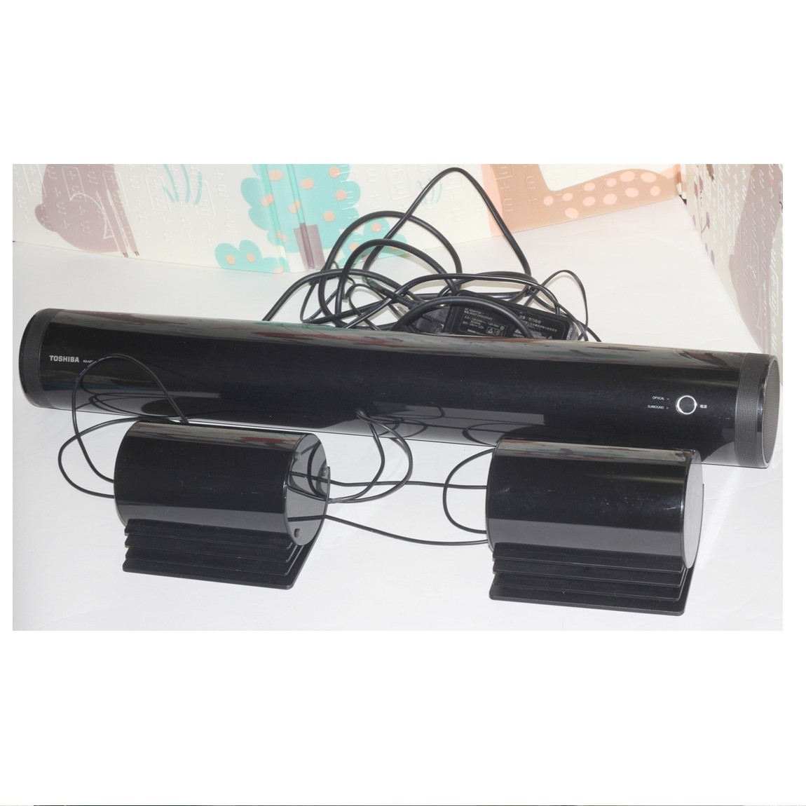【中古】本物完動品東芝のホームシアターサウンドシステムRSS-AZ55 2週引きうける付き添い人 20260325-3 2C6 TV・オーディオ・カメラ-ホームシアターシステム