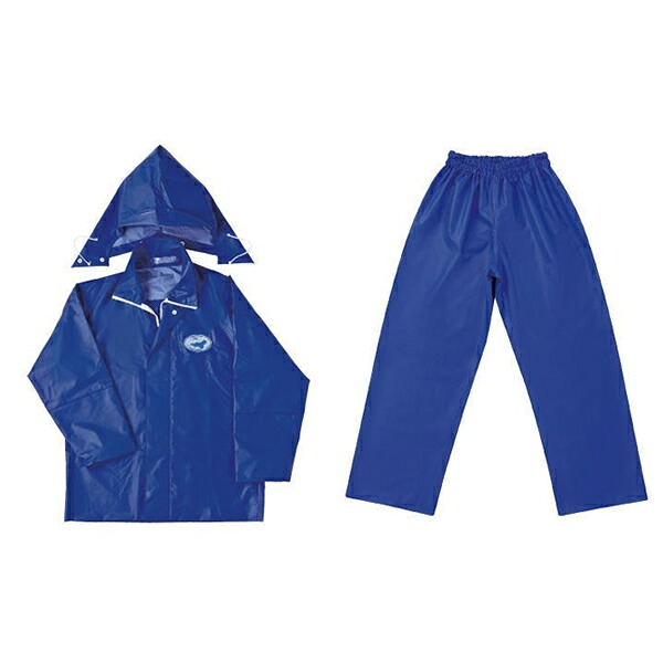 弘進ゴム ニューシートップ 上衣単体 パンツ無し ブルー 雨具 作業着 作業服 仕事服 仕事着|カサブロウ店