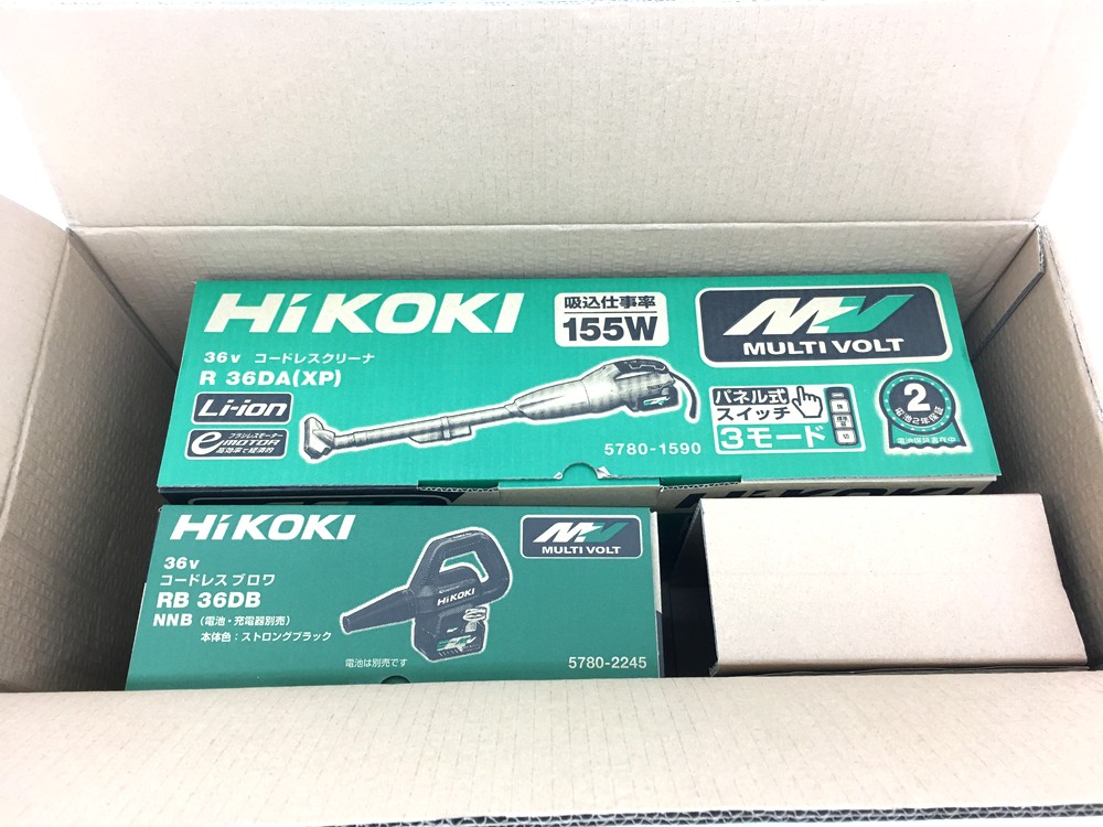 店)未使用品 HiKOKI ハイコーキ KC36DA(XP) 36V コードレスクリーナー
