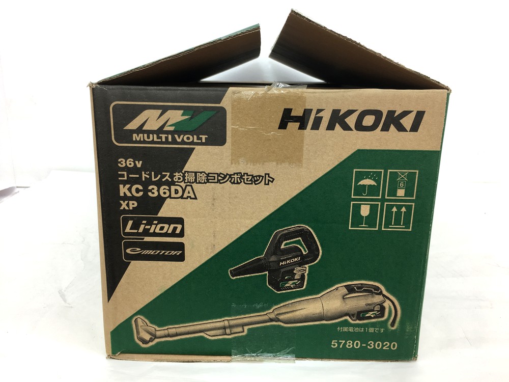 店)未使用品 HiKOKI ハイコーキ KC36DA(XP) 36V コードレスクリーナー