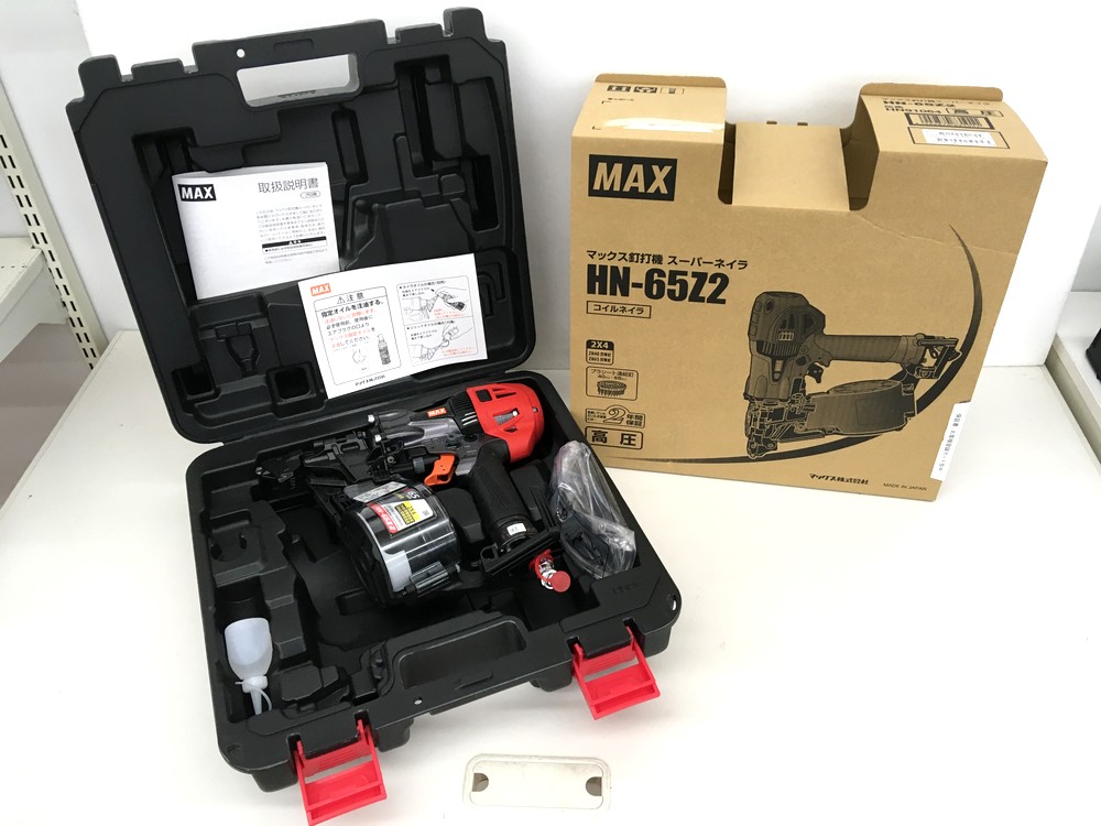 限定価格セール！ 未使用品 MAX マックス HN-65Z2 釘打機 高圧スーパー