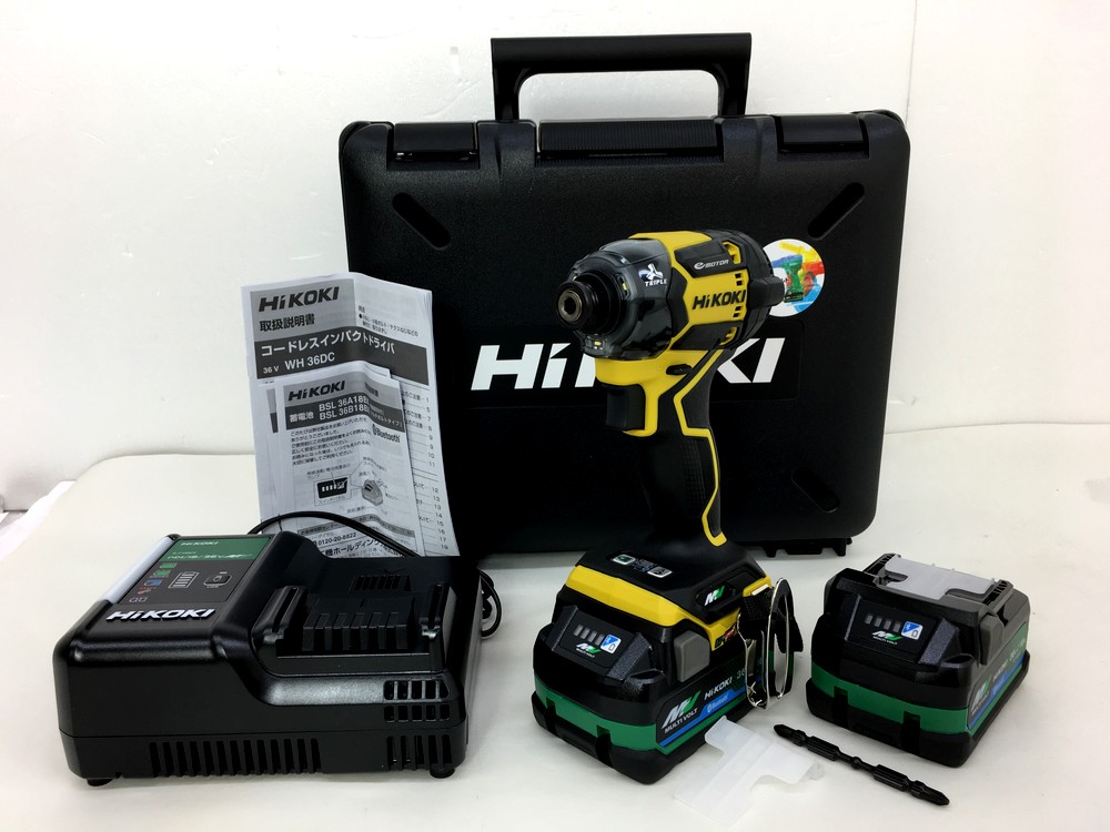 楽天市場】○未使用品 HiKOKI ハイコーキ WH36DC 2XPSZ DY マルチ