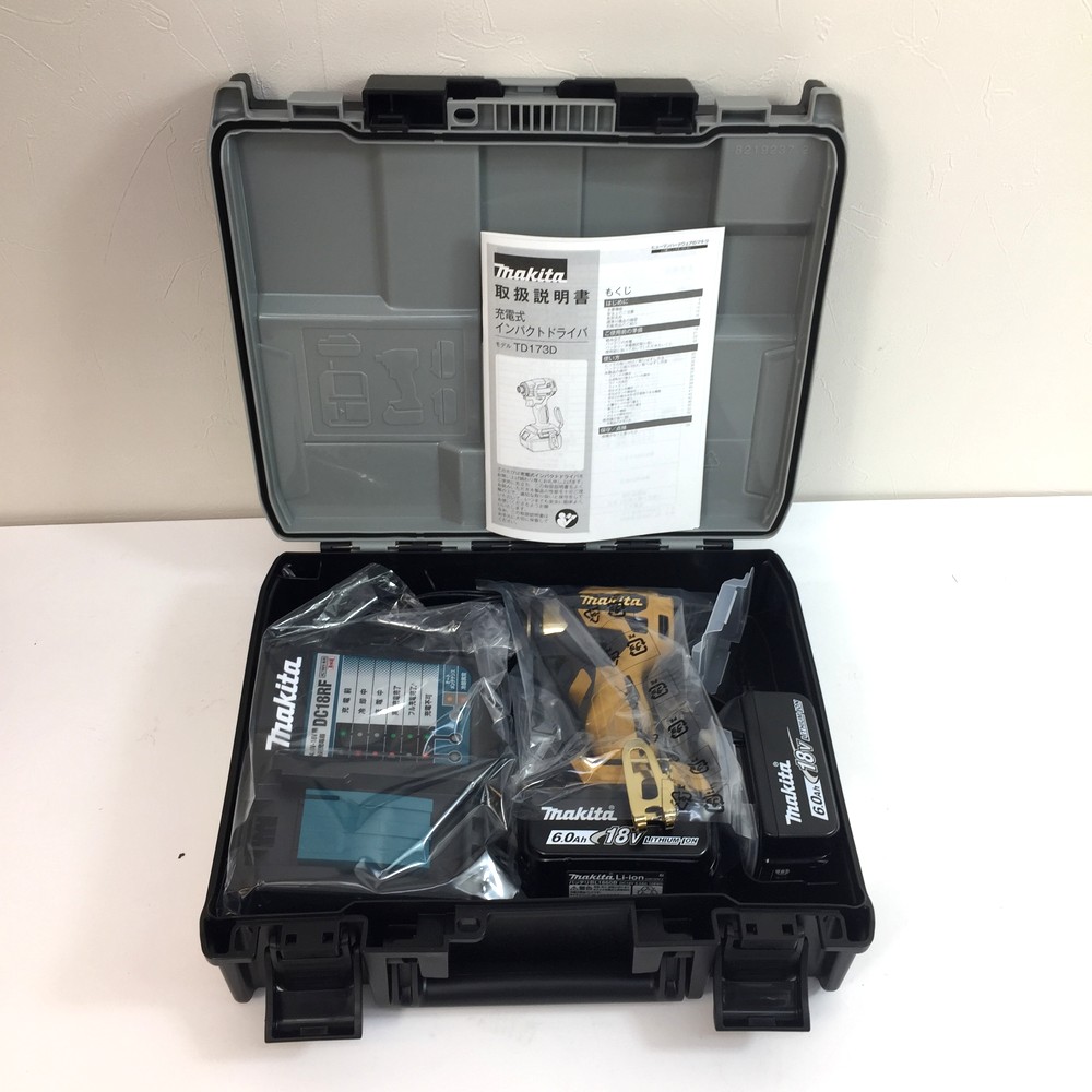 ●未使用品 makita TD173DGXPY 充電式インパクトドライバー 20周年限定 プレミアムイエロー バッテリ2個・充電器付【送料無料 ※沖縄県・離島配送不可】｜リサイクルモールみっけ店