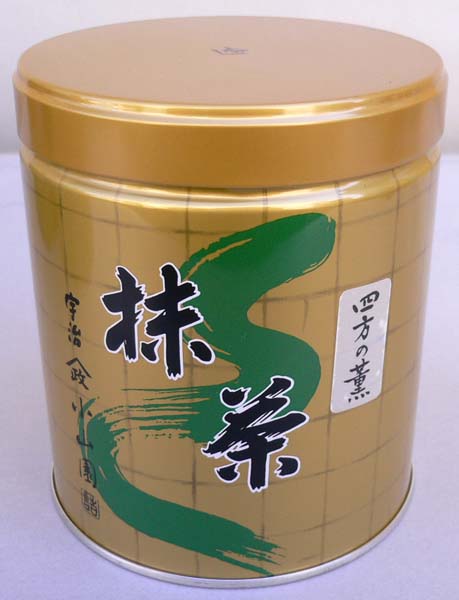 抹茶　山政小山園【さみどり】30g×４缶 山政小山園 抹茶 松風 30g 缶 【返品交換不可】