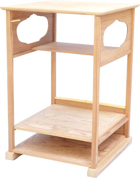 楽天市場】茶道具 旅箪笥 利休好写 桐生地 棚 【送料無料】 : 茶道具