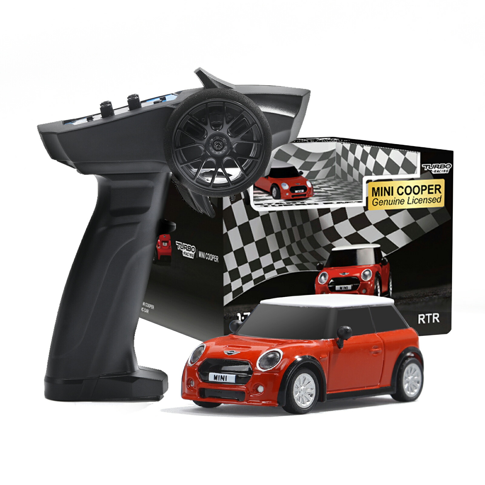 【20%OFFクーポン】DEERC ラジコン ラジコンカー 1/76 BMW MINI ミニRCカー 全比例コントロール LEDライト付き 30分連続使用 Type-C充電 技適認証済み ラジコン おすすめ ラジコンカー 子供 ラジコン 大人 趣味 ラジコン かっこいい  TRBC1B01