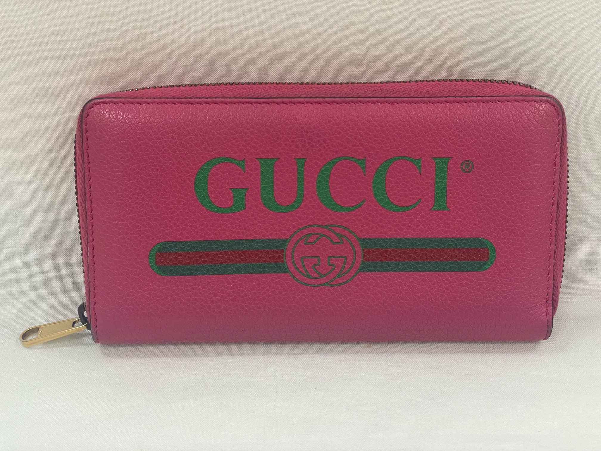 グッチ GUCCI ラウンドファスナー 496317 【中古】 【財布】 【送料無料】