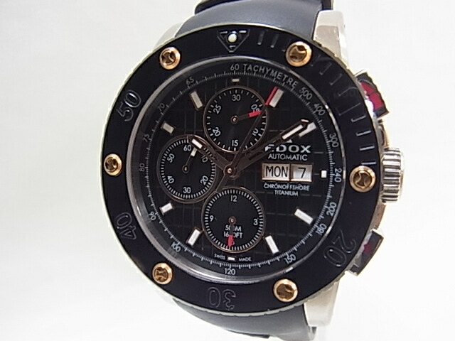 楽天市場】☆良品 保付き【EDOX】エドックス クラス1 クロノ