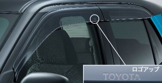 楽天市場】TOYOTA トヨタ 純正 サイドバイザー RVワイドタイプ 1台分