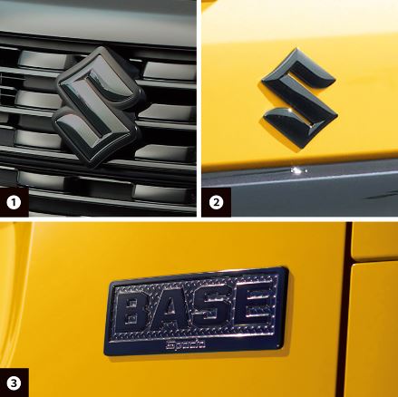 楽天市場】【スズキ純正】 ブラックエンブレム ［フロント&リヤ