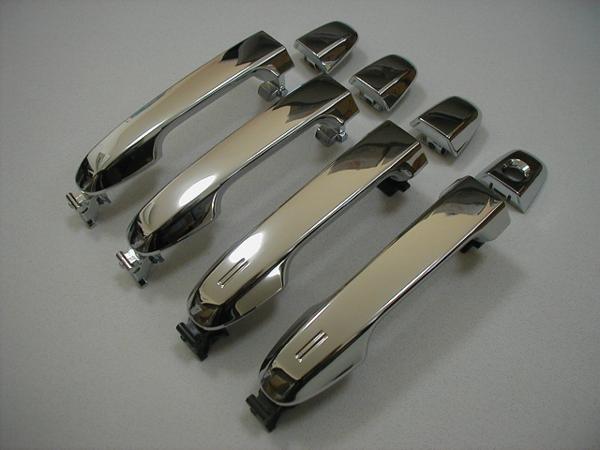 【トヨタ純正】　メッキドアハンドル [フルメッキタイプ交換式ドアノブ・運転席&助手席スマートキー対応]　★ヴィッツ 130系★