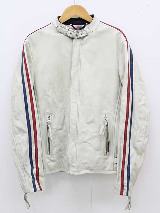 楽天市場】美品○Schott ショット 681 裏地チェック柄 ブランケット