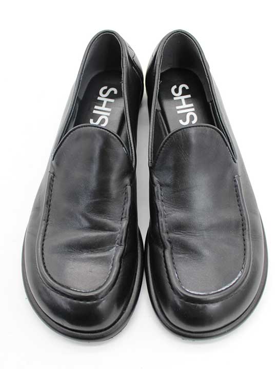 シーセイ MM PLUMER SLIPON/レザースリッポン レディース 37 1/2 ブラック【中古】♪|セカンズ&キッズセカンズ