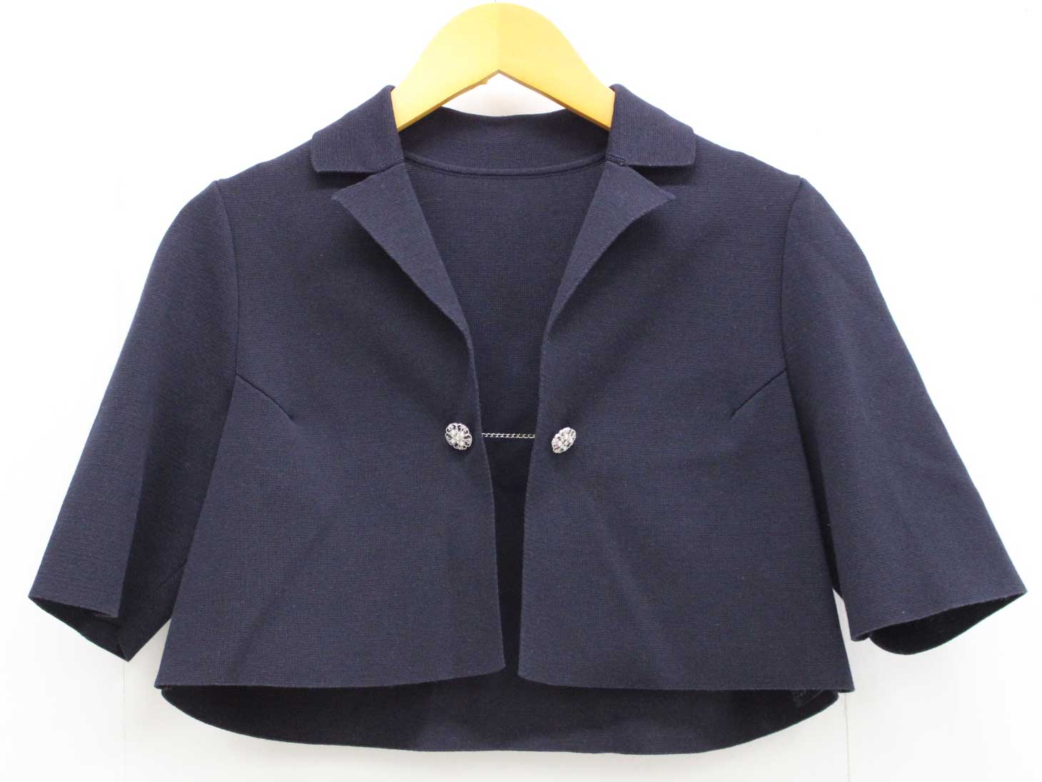 【百貨店SALE】フォクシーブティック リトルジュエル ボレロ  レディース 38 米国海軍【中古】★