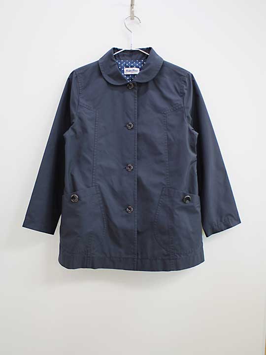 楽天市場】【familiar】ファミリア チェック ウールコート 赤 120cm