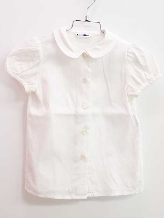 【新品 未使用】ファミリア　familiar 半袖Tシャツ　白　110cm familiar - ファミリア 半袖 Tシャツ トップス カットソー 白