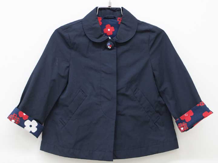 楽天市場】【SALE!】▽ファミリア/familiar▽120cm コート 紺×青×緑 お