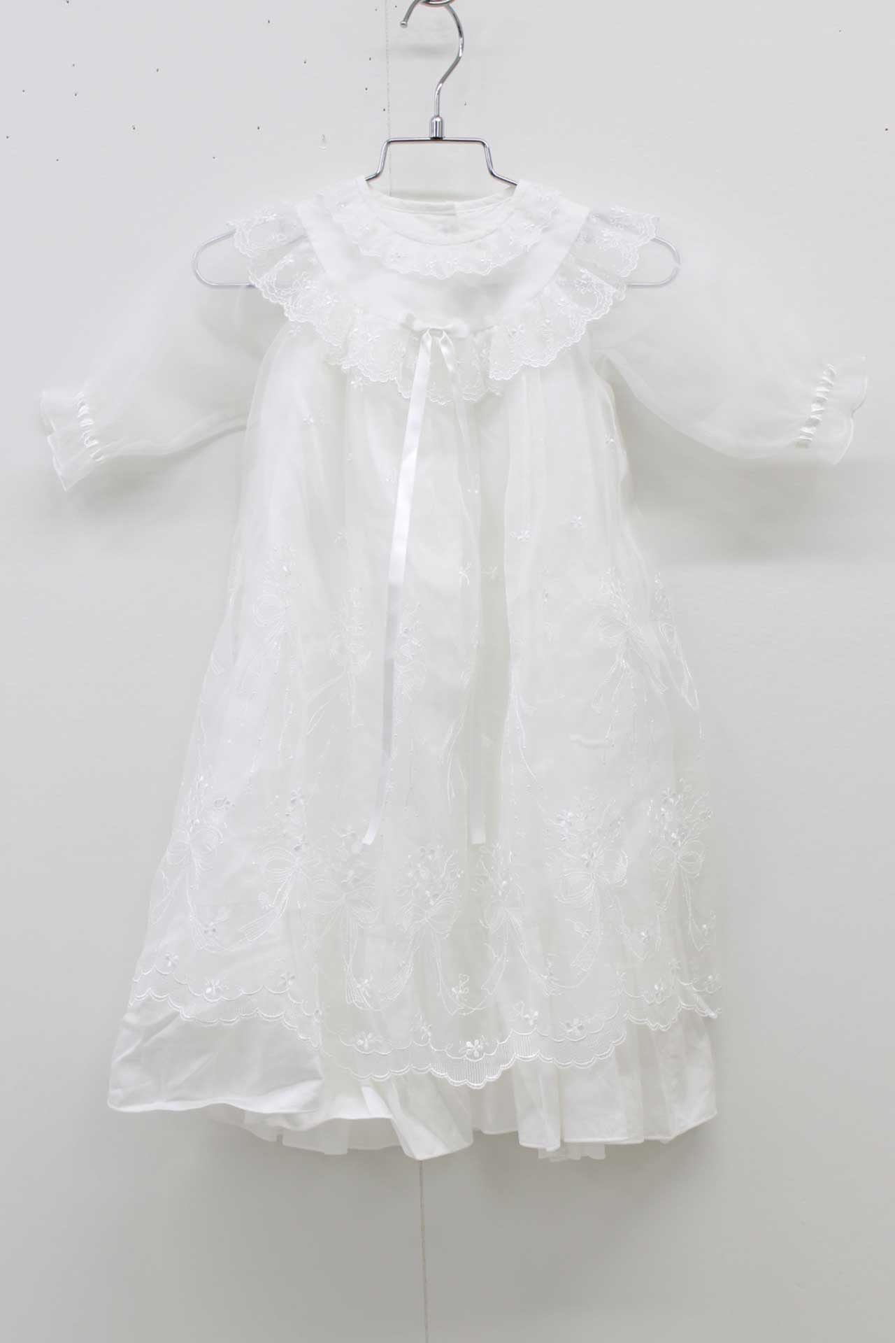 ファミリア セレモニードレス×帽子セット 50cm キッズ 男児 女児 白【中古】【ネット限定】▽|セカンズ&キッズセカンズ