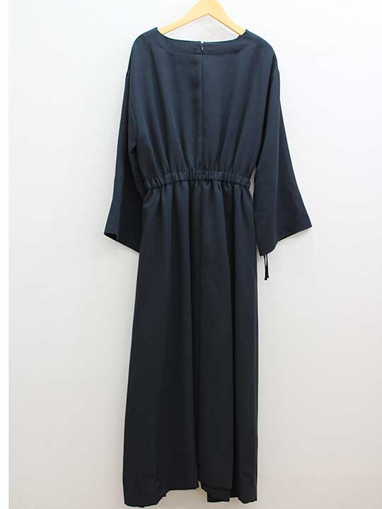 Sale Ebure エブール ドライビスコースワンピース 長袖 マキシ丈 黒ん坊 レディース 38 中古 春夏秋冬 Arcprimarycare Co Uk