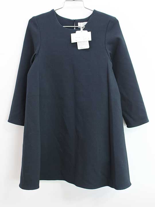 新品 未使用品◇ヨーコチャン/YOKO CHAN◇110-120cm位 長袖ワンピース 濃紺 フォーマル 入学式 卒園式 結婚式 七五三 冠婚葬祭 発表会 謝恩会 子供服 キッズ kids 女の子 fml 721052｜セカンズ＆キッズセカンズ