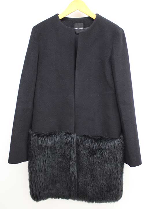 楽天市場】【ヨーコチャン】YOKO CHAN 19AW ビジュー付き ノーカラー