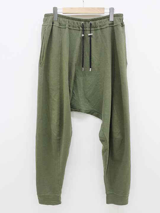 【SALE】&Dagger;BALMAIN/バルマン&Dagger;ミリタリーイージースウェットパンツ/十分丈 カーキ メンズ M【中古】春秋 711052｜セカンズ＆キッズセカンズ