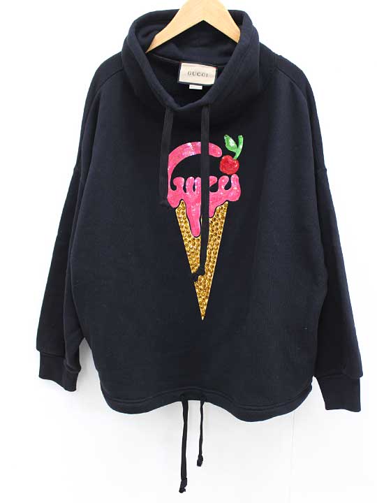 楽天市場】【GUCCI】グッチ『ロゴ ハート スパンコール 長袖スウェット