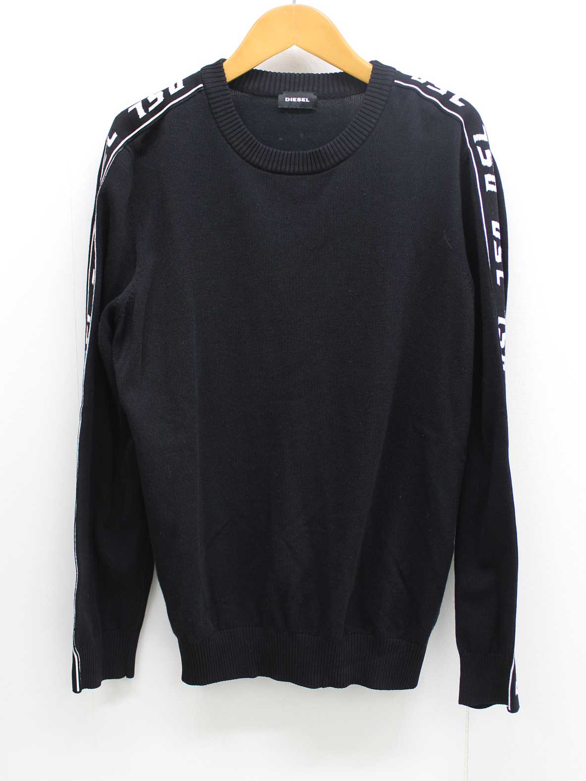 楽天市場】DIESEL ディーゼル K-LOGOX-C ロゴニットセーター ブラック