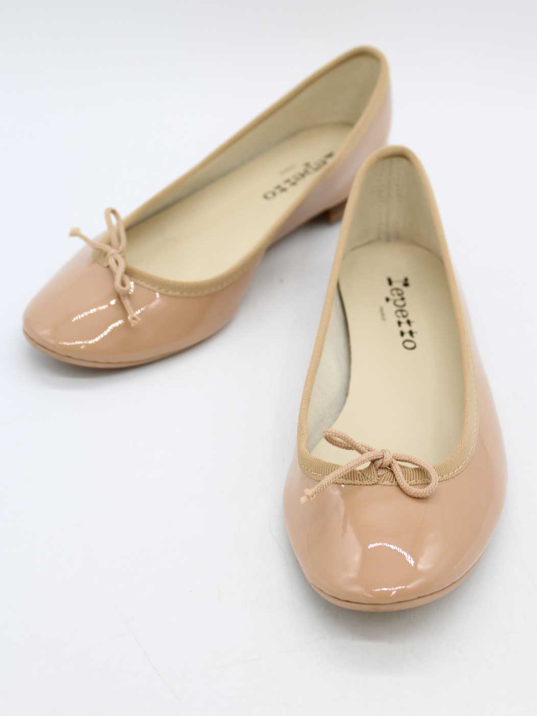 Repetto レペット‡エナメルバレエシューズ 箱付き 袋付き シューズ 靴 ピンクベージュ レディース 361 2 23.5cmくらい 春夏秋冬  3160022 【SALE／57%OFF】