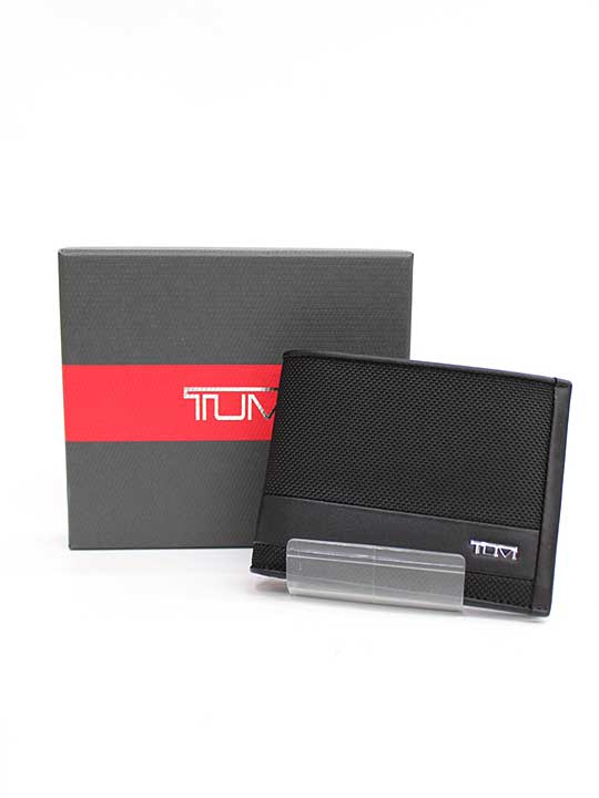 トゥミ 二つ折り財布/アルファグローバルダブルビルフォード メンズ ブラック/黒【新品未使用品】【新入荷】&Dagger;｜セカンズ＆キッズセカンズ 11,830円