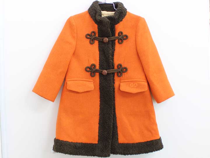 楽天市場】【グッチ】Gucci キッズ 子供服 ムートン ダッフルコート