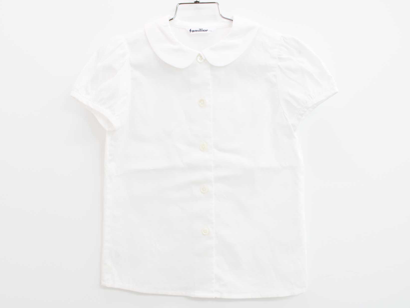 120　未使用品　familiar　シャツ　ブラウス　通室　お受験 familiar - ファミリア お受験用 シャツ ブラウス 未使用