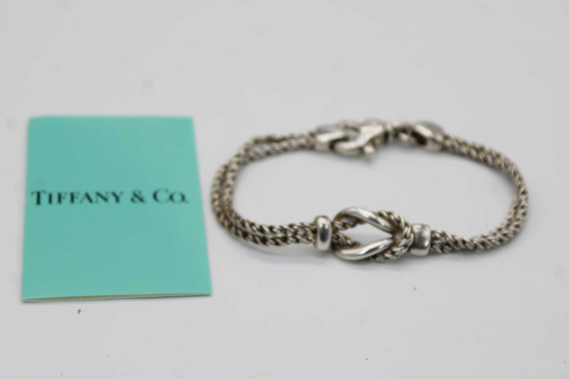 Tiffany＆Co. ティファニー ダブルロープ センターノット ブレスレット ティファニー ブレスレット センターノットダブルロープ SV925