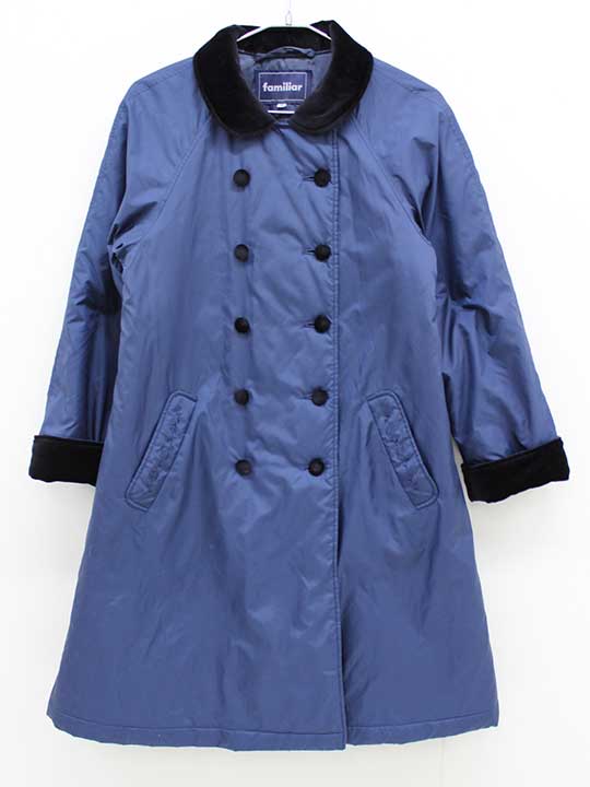 楽天市場】【familiar】ファミリア チェック ウールコート 赤 120cm