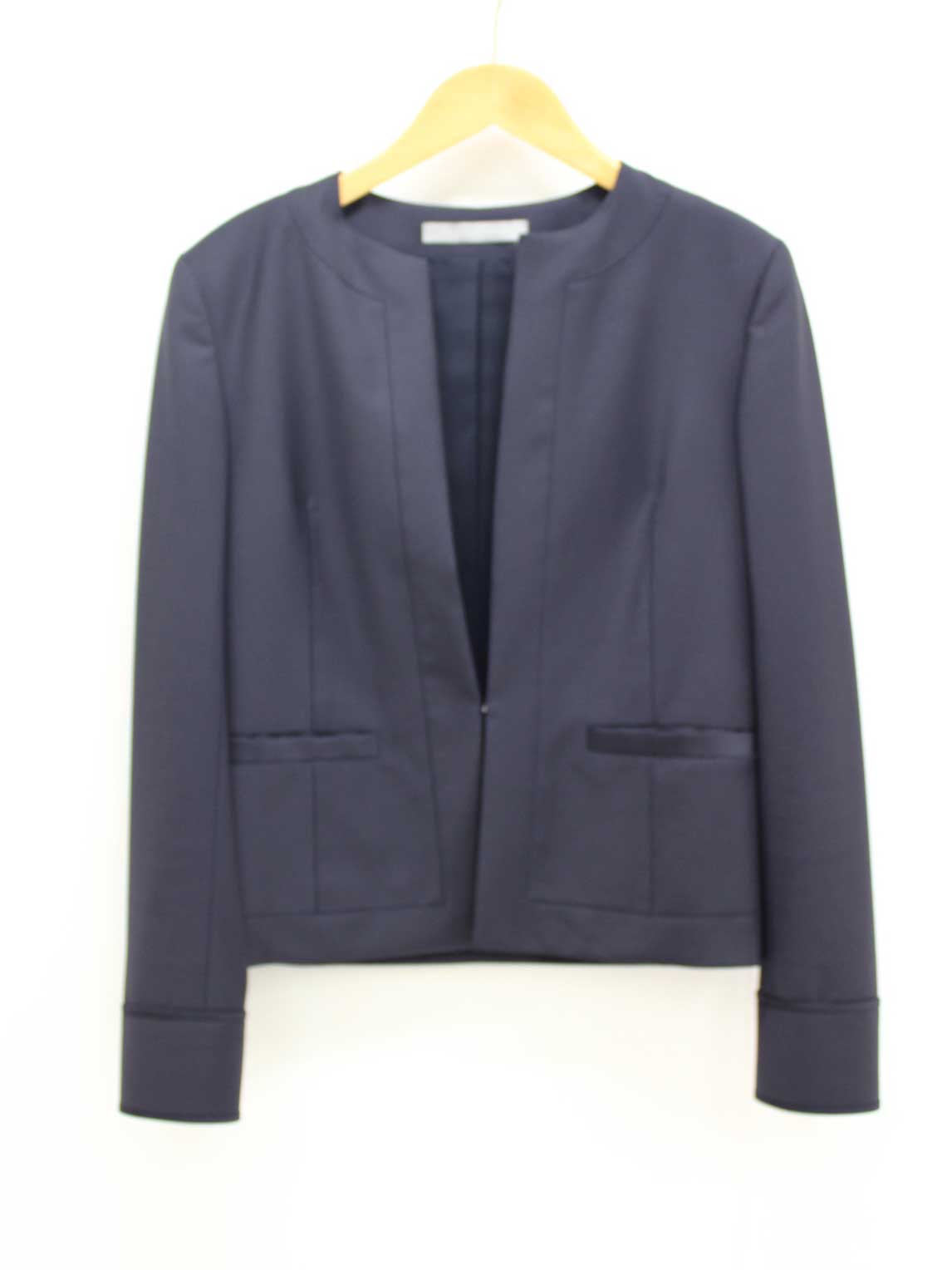 美品 セオリーリュクス ノーカラージャケット EXECUTIVE ネイビー 38 楽天市場】Theory LUXEセオリーリュクス【19年製】03-9904128