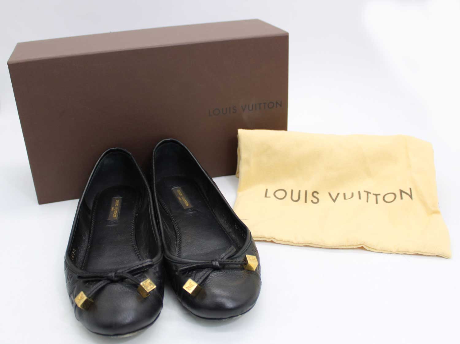 LOUIS VUITTON ヴィトン　ブラックベルベットシューズ 楽天市場】【靴】LOUIS VUITTON ルイ ヴィトン バレエシューズ