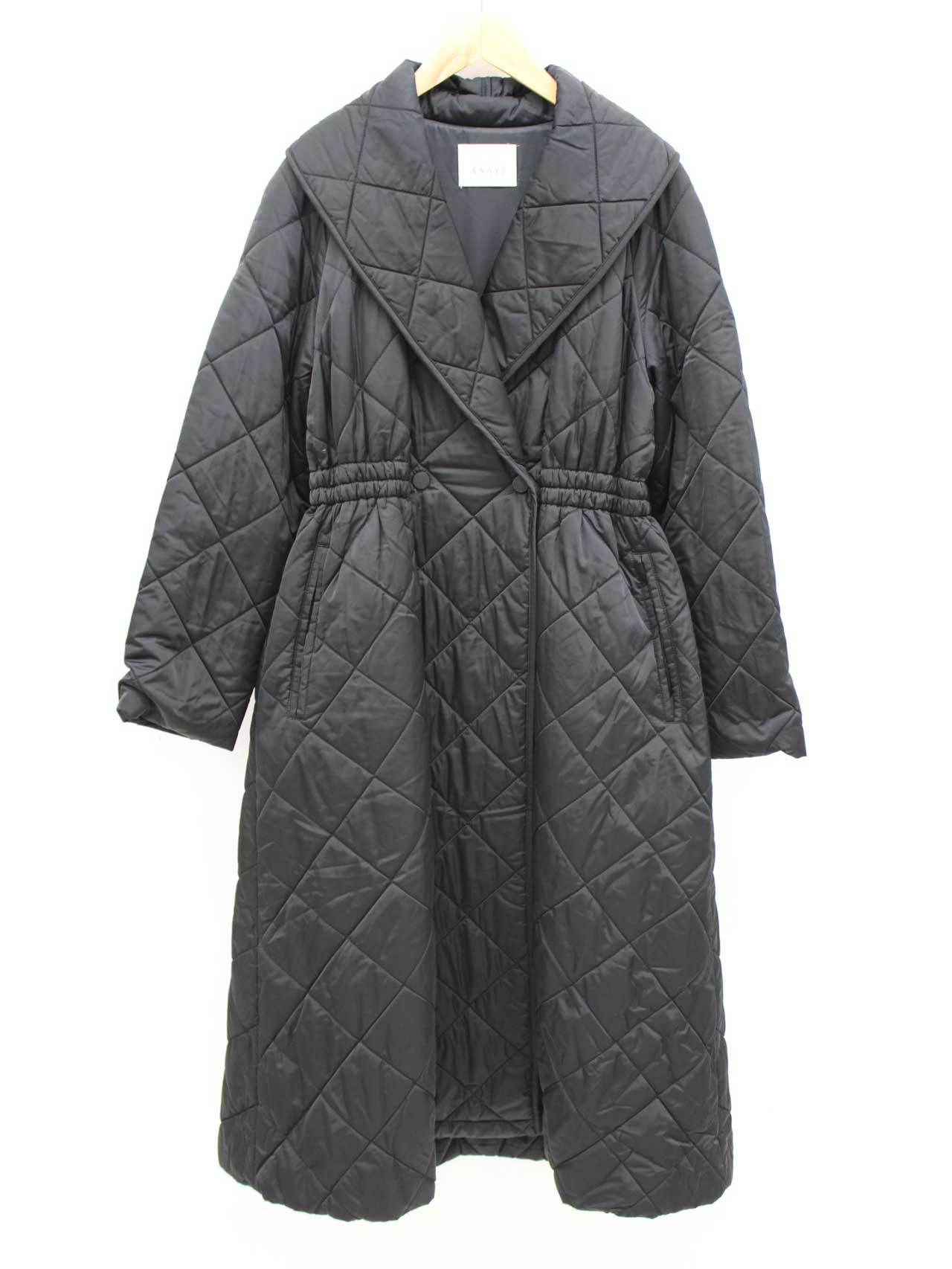 新タグ【未使用級】ANAYI ベルテッドコート チェック ツイード ベルト S imgrc0101977870.jpg