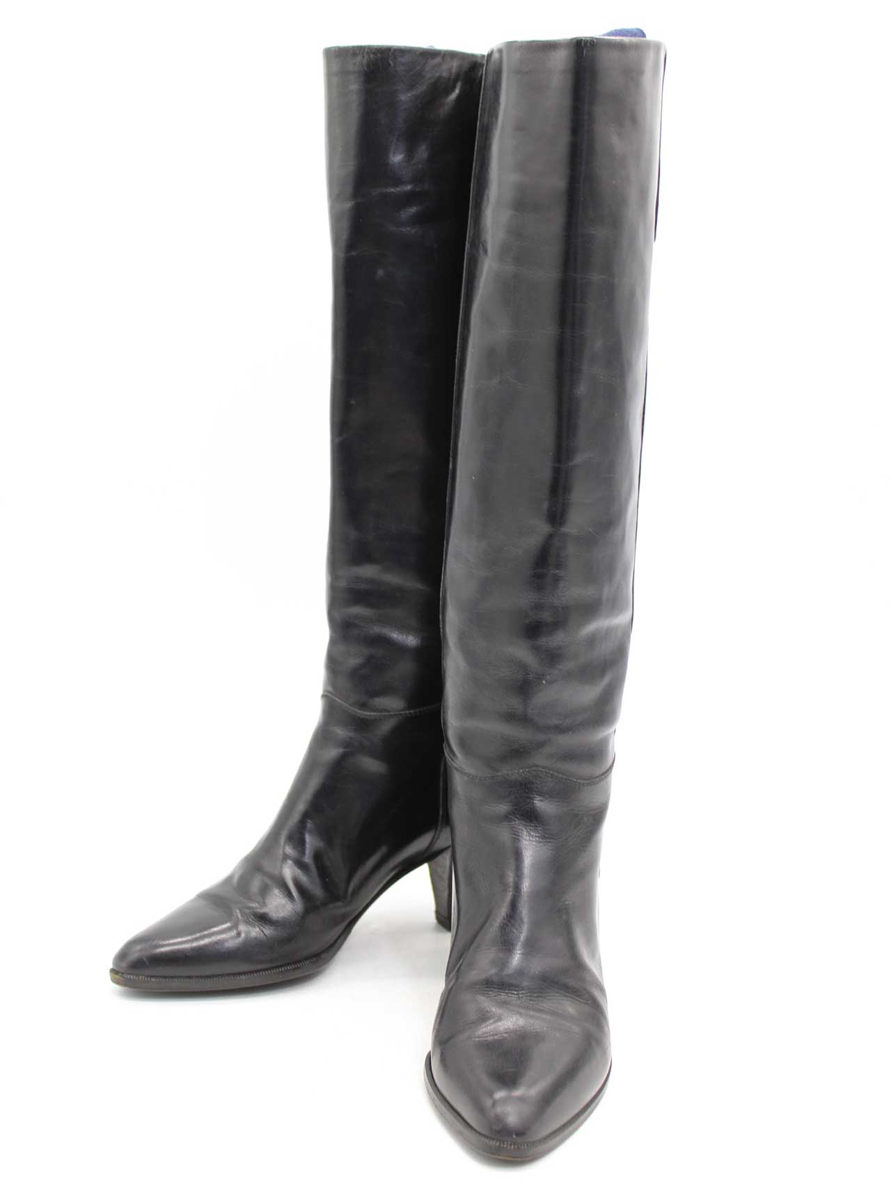 GUCCI グッチ ロングブーツ レザー GUCCI グッチ ロングブーツ ファッション・衣類 レザー ブラックの買取