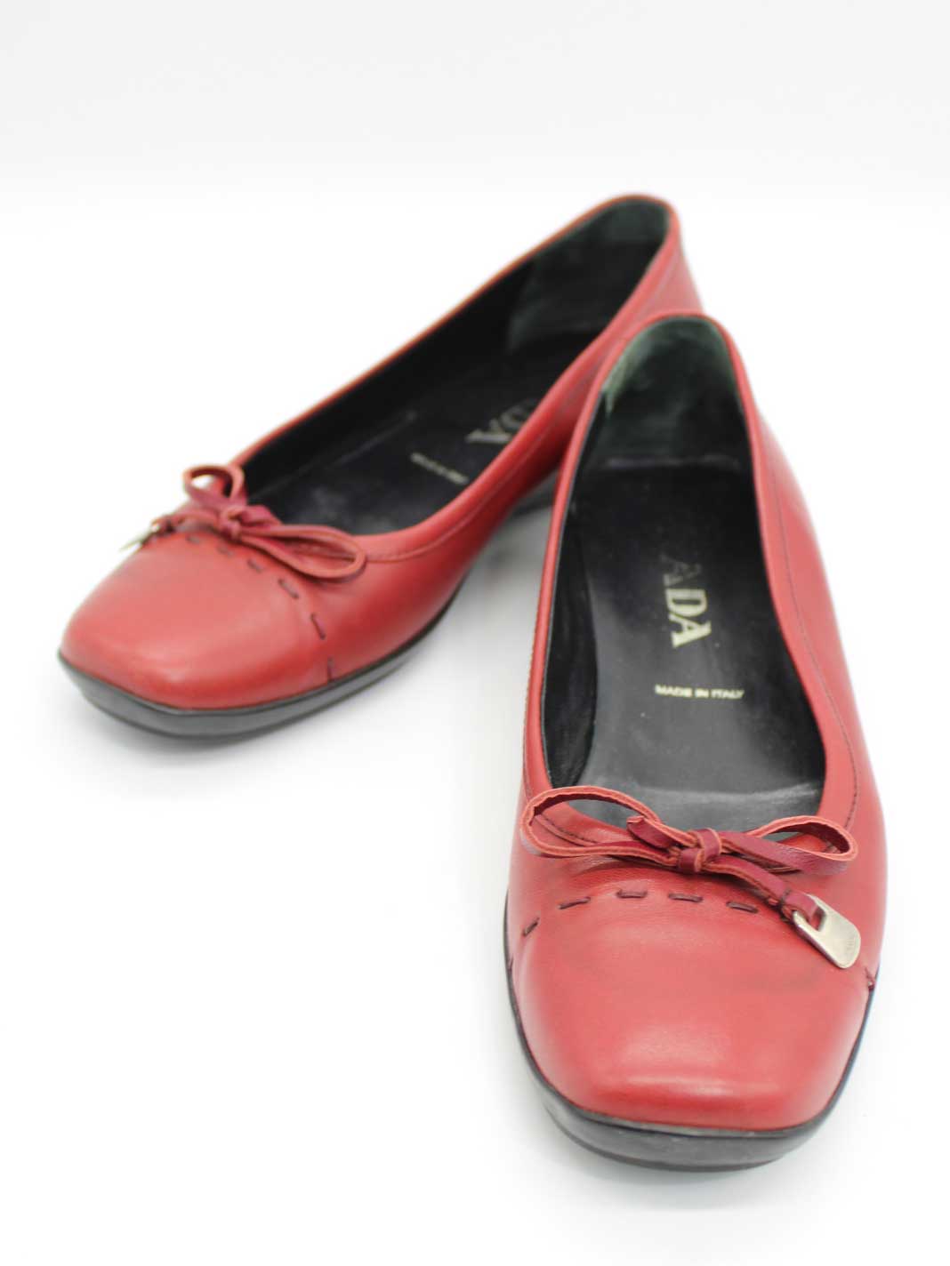 楽天市場】【広尾店】プラダ PRADA リボンパンプス スエード