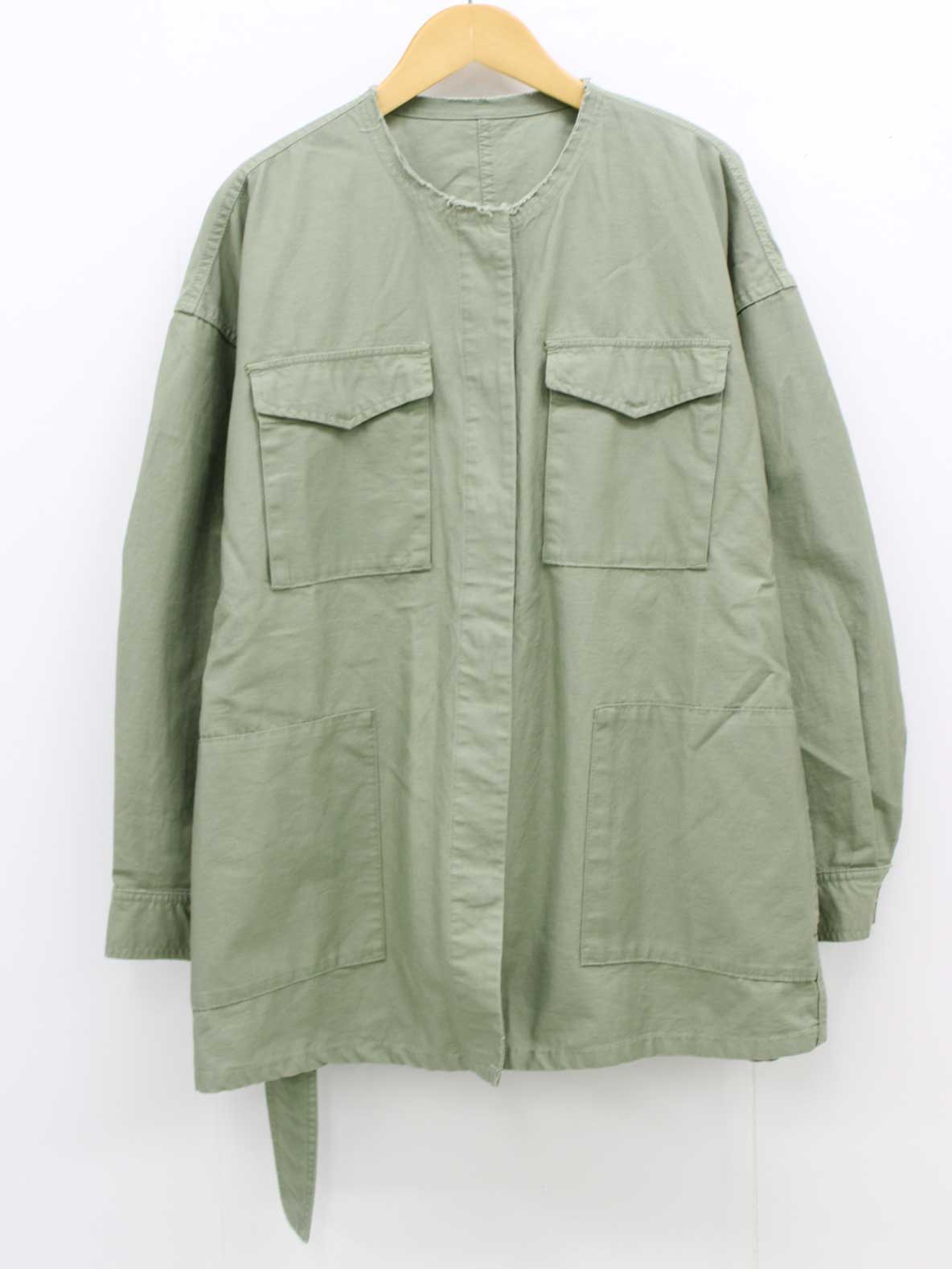 Spick & Spanミリタリージャケット 新品 希少美品】 スピックアンドスパン ミリタリージャケット ノー