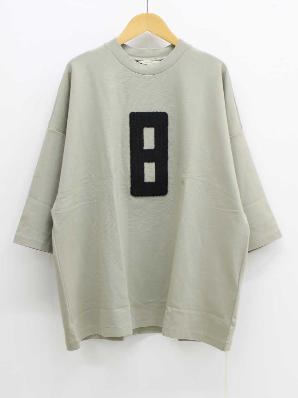 フィアオブゴット 8TH フェルトロゴ Tシャツ S メンズ ライトカーキ【中古】【新入荷】 †