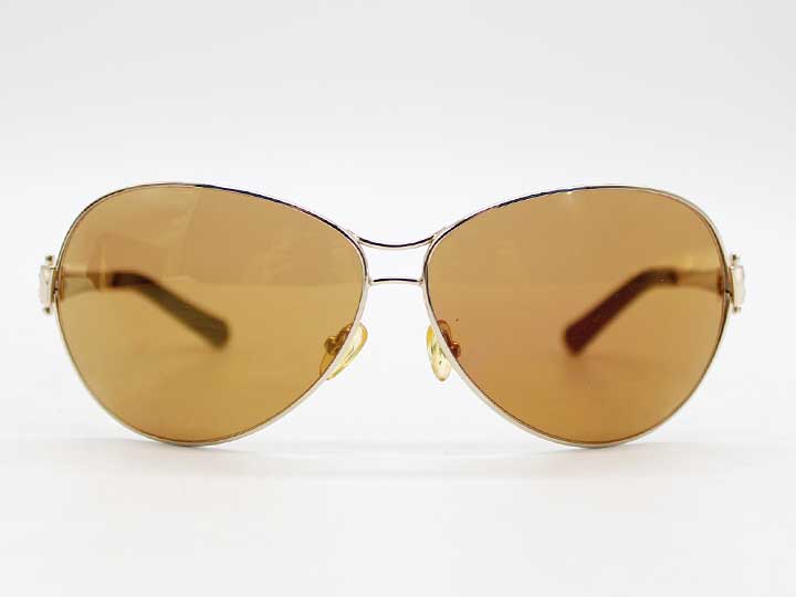 ★TORY BURCH/トリーバーチ★サングラス/TY6005/アイウェア/小物 ブラウン×ゴールド/茶×金 レディース メンズ ユニセックス【中古】春夏秋冬 hat etc 621042