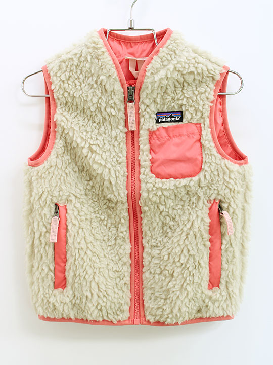 【新品タグ付き】Patagonia ベスト ピンク 90〜100 レトロX patagonia Patagonia パタゴニア フリースベスト レディース
