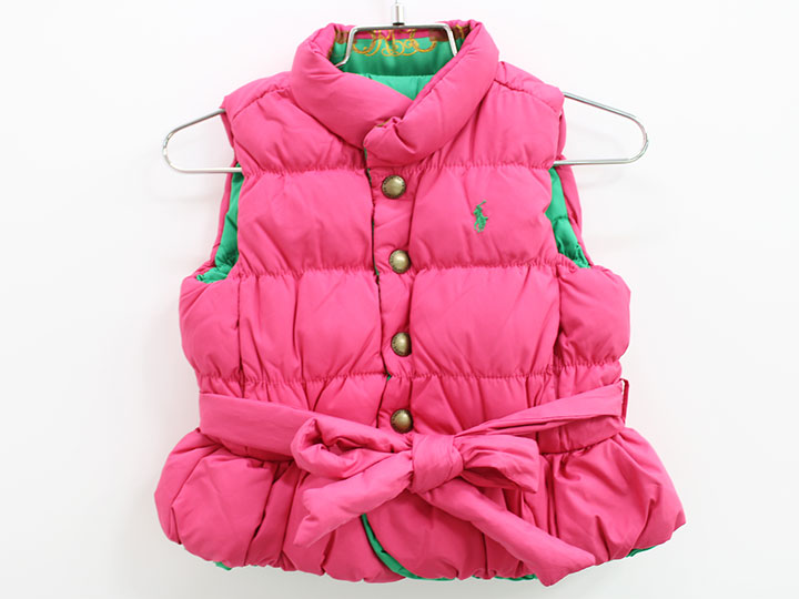 楽天市場】△ラルフローレン/Ralph Lauren△90cm ダウンベスト ピンク