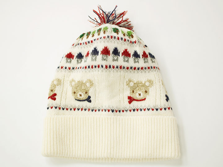 楽天市場】【familiar】ファミリア デザインウールニットキャップ