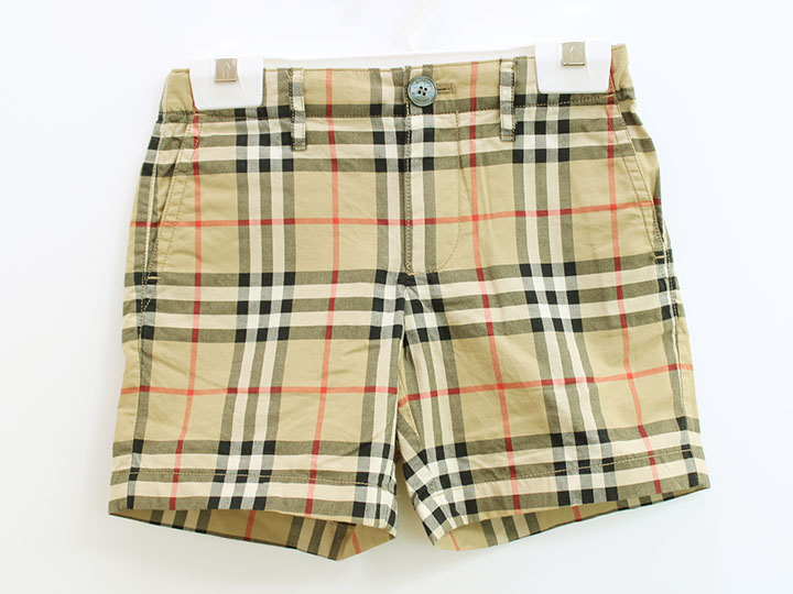 バーバリー ハーフパンツ 104cm(4Y) キッズ 男児 ベージュ系【中古】▲